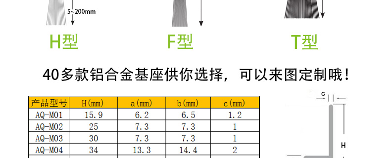 家用门密封门刷 (6)